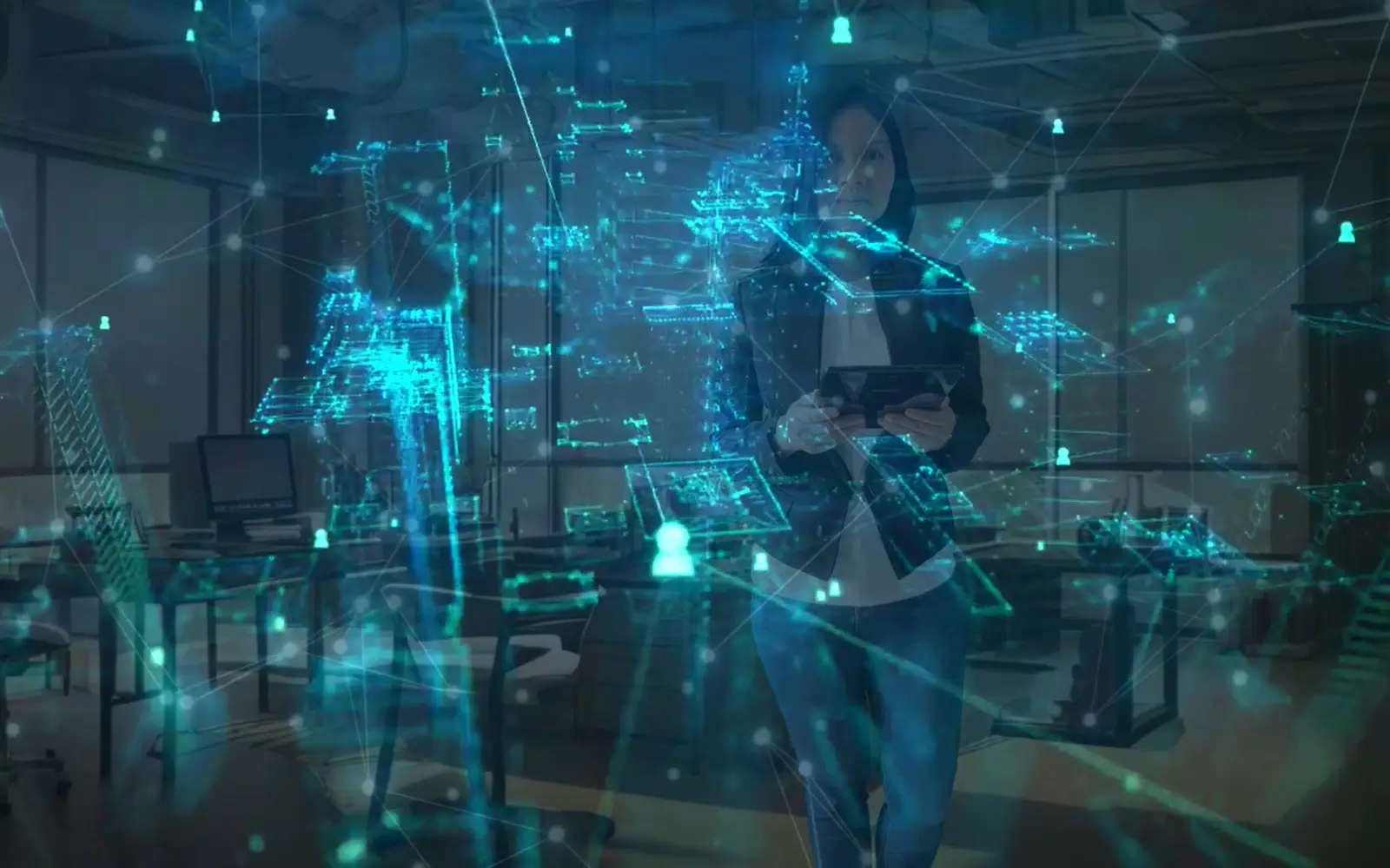 virtual reality office